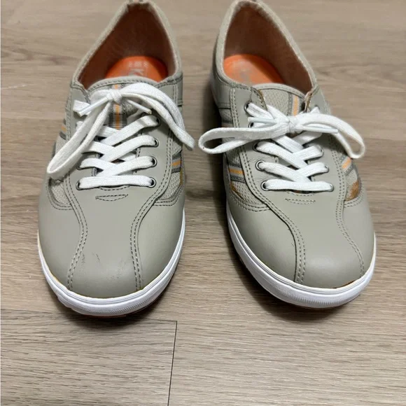 Keds Beige Low Top Sneakers Lightweight Casual Comfort Shoes - Picture 3 of 11